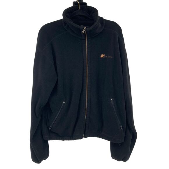 McAlister Heritage Men’s Hunting Bomber Coat Black Fleece Heavy Duty Small